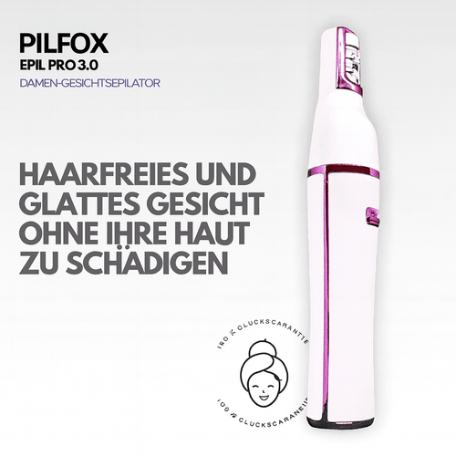 Pilfox Lumière | Épilateur Facial Femme